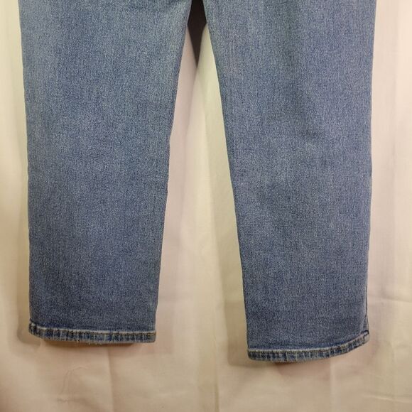 Style & Co Classic Cotton Blue Straight Leg Jeans - Picture 6 of 13